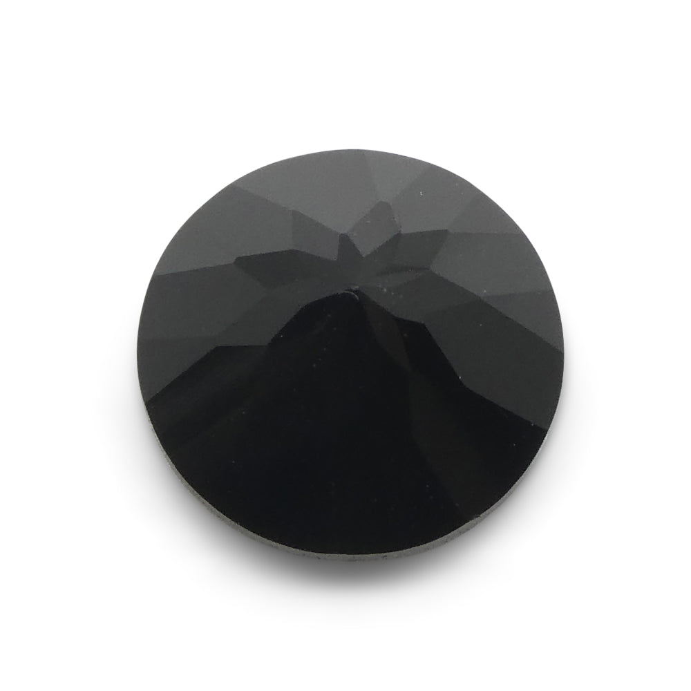 4.44ct Brilliant Cut Round Black Spinel from Sri Lanka - Skyjems Wholesale Gemstones