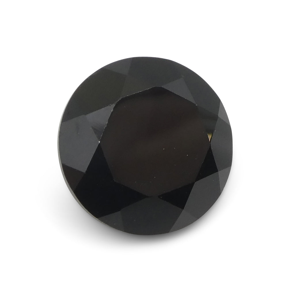 7.79ct Brilliant Cut Round Black Spinel from Sri Lanka - Skyjems Wholesale Gemstones