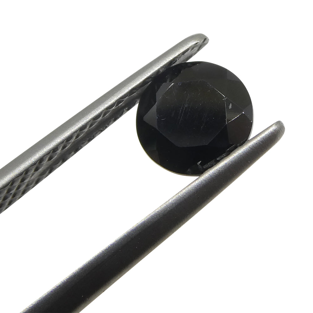 4.16ct 4 Stones Brilliant Cut Round Black Spinel from Sri Lanka - Skyjems Wholesale Gemstones