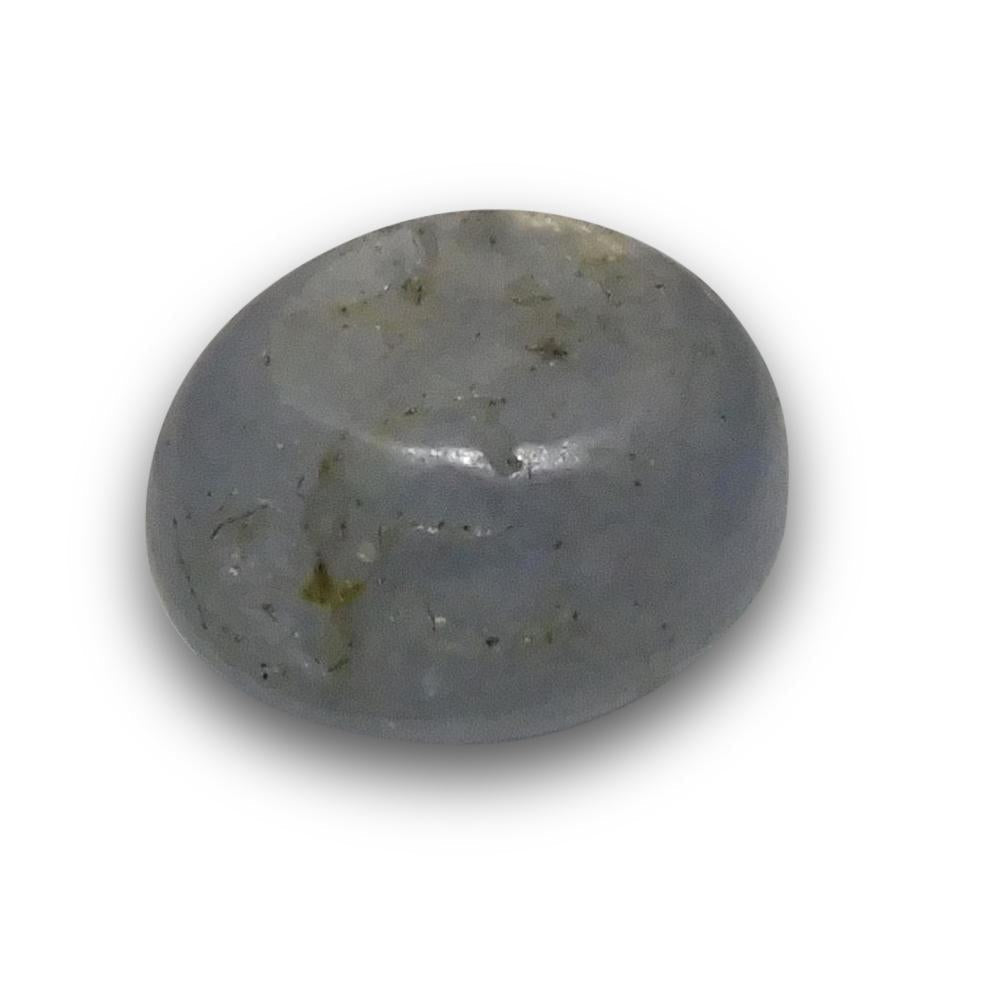 SkyJems 7.67 ct Blue Oval Star Sapphire from Sri Lanka, rare asterism gemstone with stunning star effect