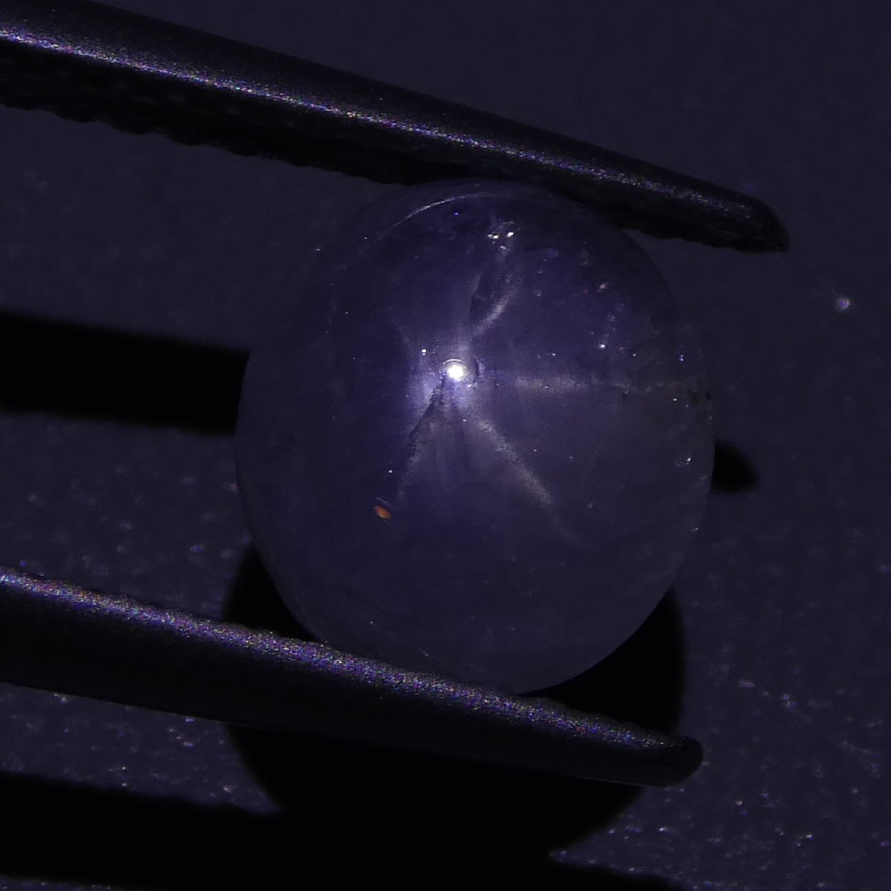 3.12 ct Blue Ceylon Star Sapphire, unheated oval cabochon with asterism, rare gem from Sri Lanka by SkyJems