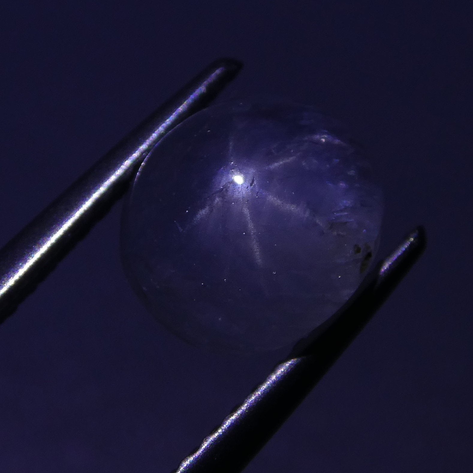 3.12 ct Blue Ceylon Star Sapphire, unheated oval cabochon with asterism, rare gem from Sri Lanka by SkyJems