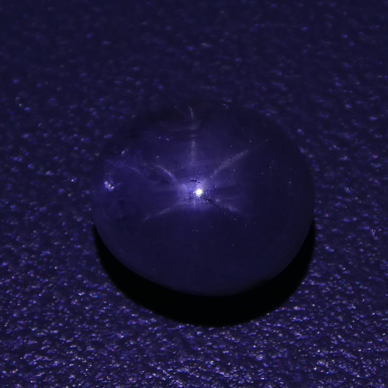 3.12 ct Blue Ceylon Star Sapphire, unheated oval cabochon with asterism, rare gem from Sri Lanka by SkyJems