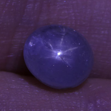 3.12 ct Unheated Blue Ceylon Star Sapphire - Skyjems Wholesale Gemstones