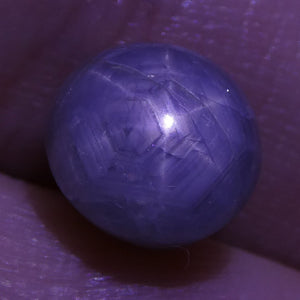 3.74 ct Unheated Blue Ceylon Star Sapphire - Skyjems Wholesale Gemstones