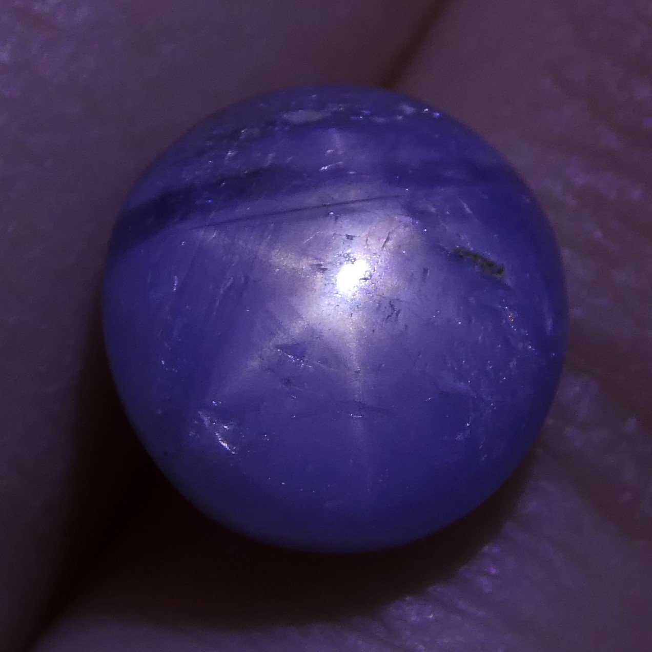 3.48 ct Unheated Blue Ceylon Star Sapphire - Skyjems Wholesale Gemstones