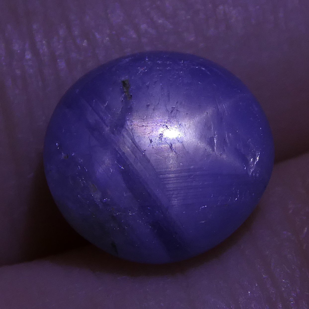 3.48 ct Unheated Blue Ceylon Star Sapphire - Skyjems Wholesale Gemstones