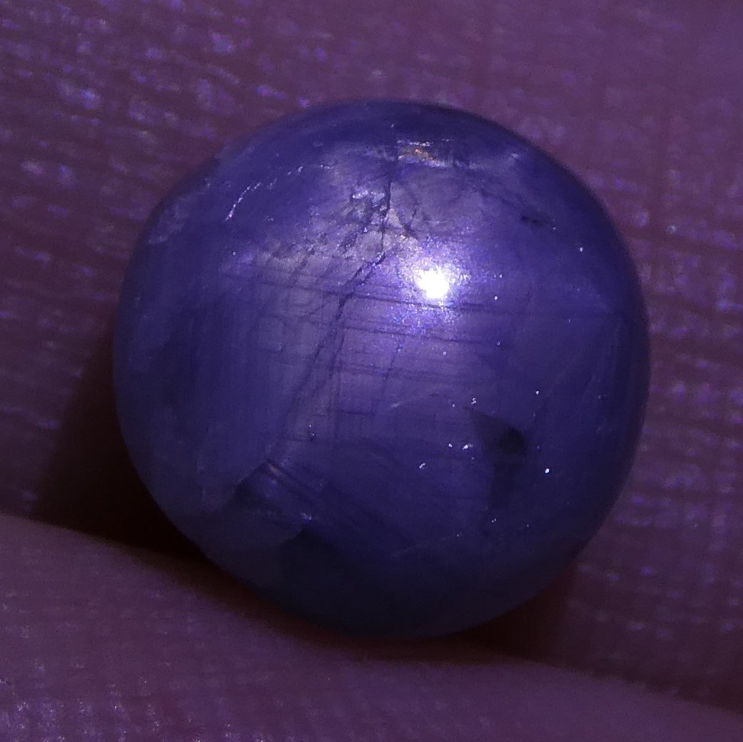 2.92 ct Unheated Blue Ceylon Star Sapphire - Skyjems Wholesale Gemstones