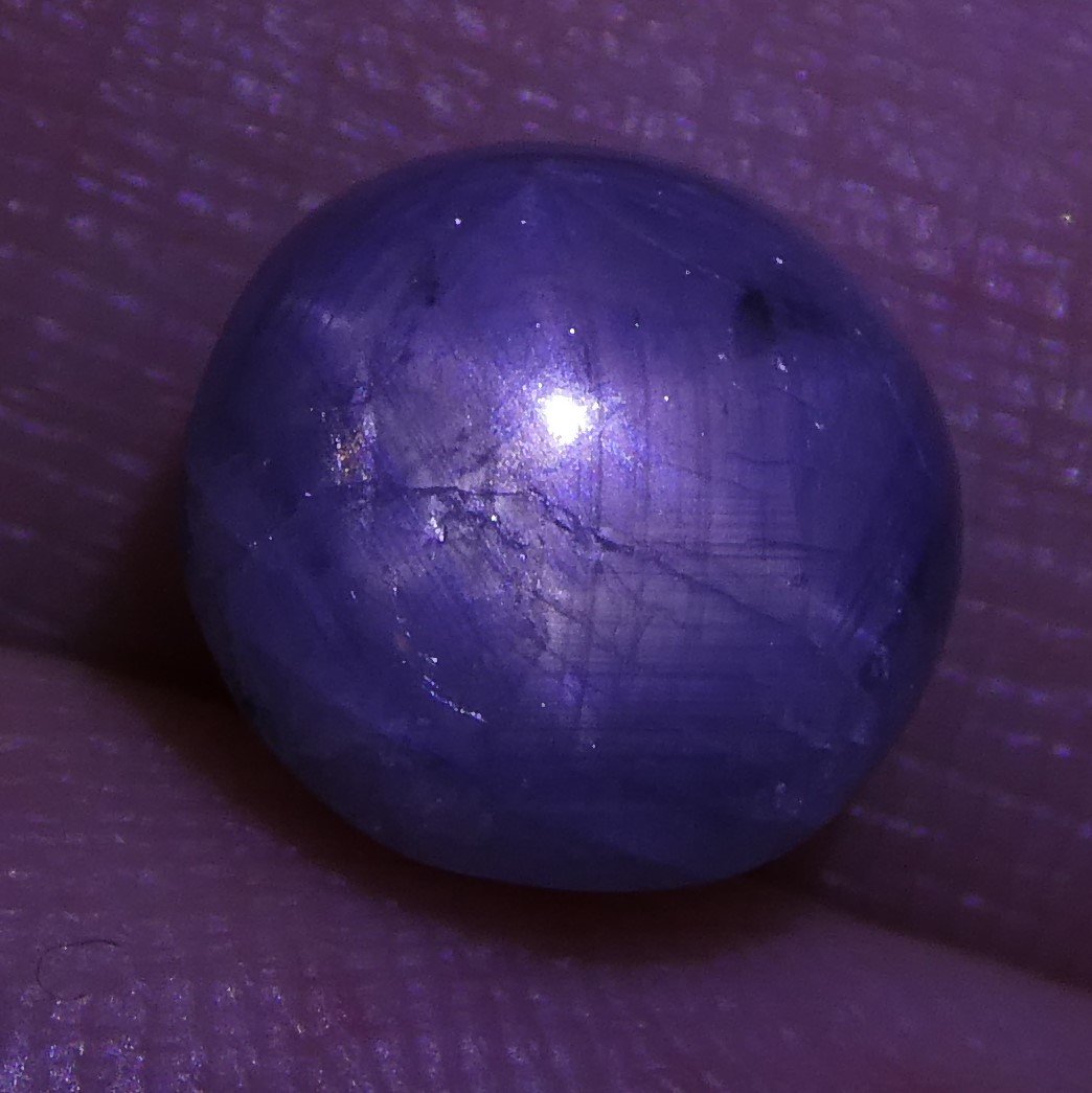 2.92 ct Unheated Blue Ceylon Star Sapphire - Skyjems Wholesale Gemstones