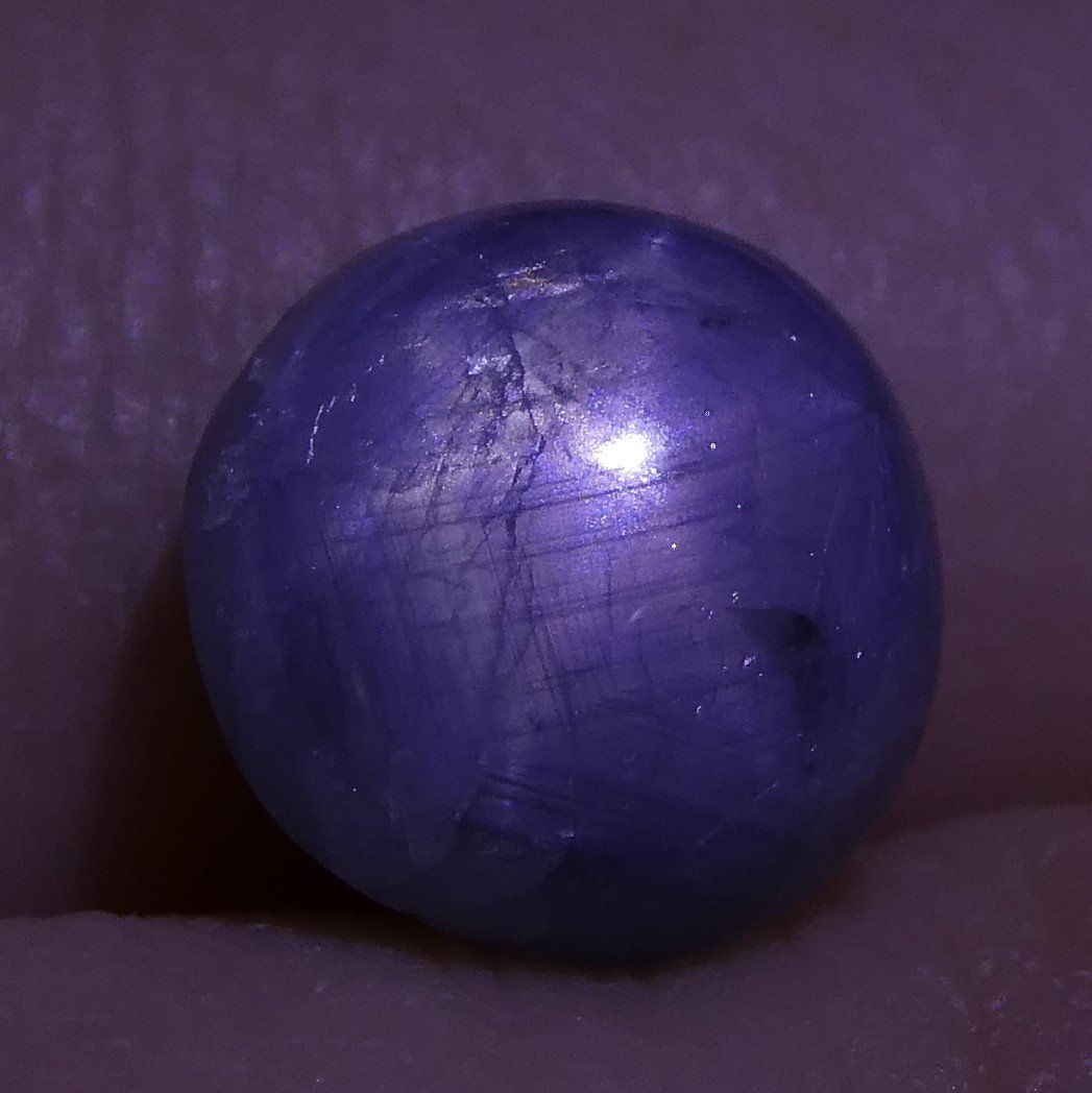 2.92 ct Unheated Blue Ceylon Star Sapphire - Skyjems Wholesale Gemstones