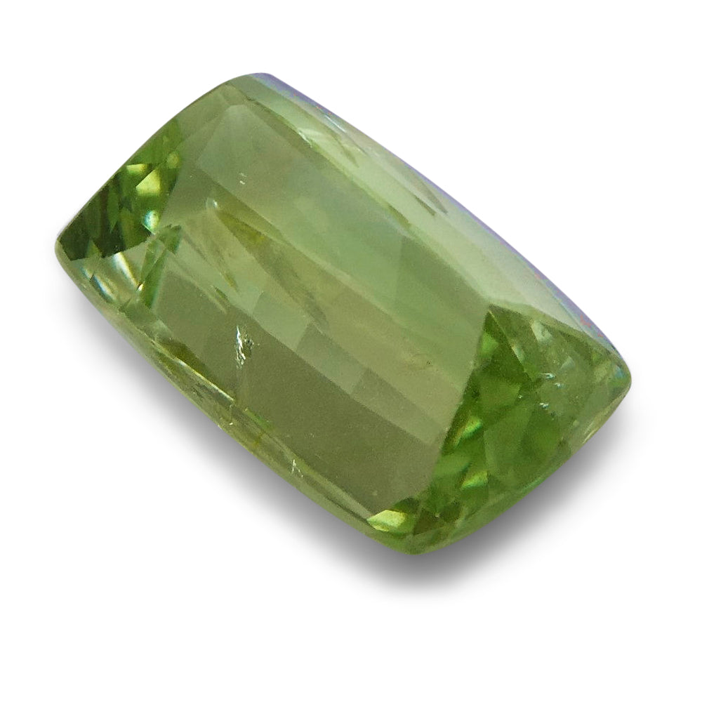 3.07 ct Cushion Green Grossularite / Tsavorite Garnet - Skyjems Wholesale Gemstones