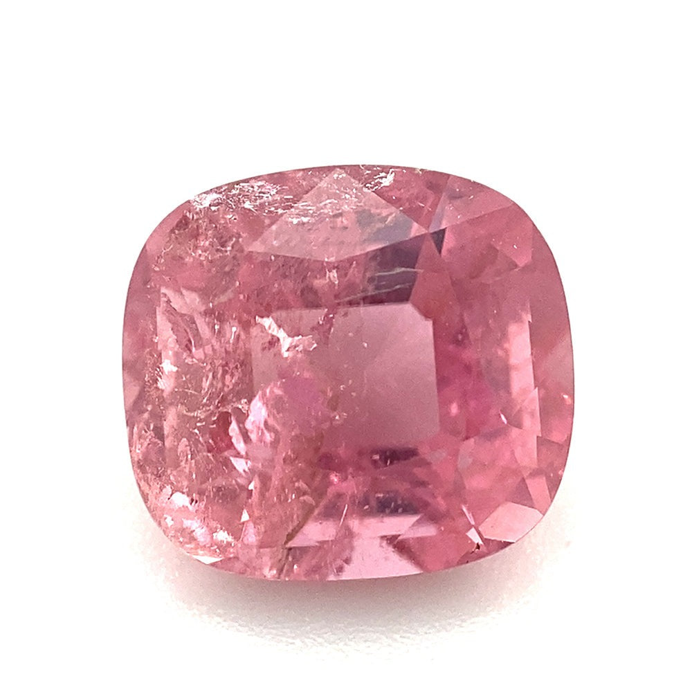 2.97ct Cushion purplish Pink Tourmaline from Brazil - Skyjems Wholesale Gemstones