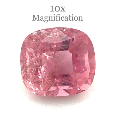 2.97ct Cushion purplish Pink Tourmaline from Brazil - Skyjems Wholesale Gemstones