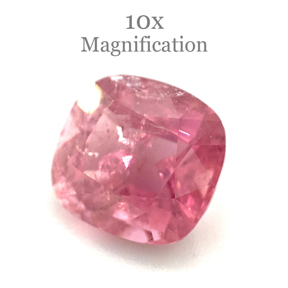 2.97ct Cushion purplish Pink Tourmaline from Brazil - Skyjems Wholesale Gemstones