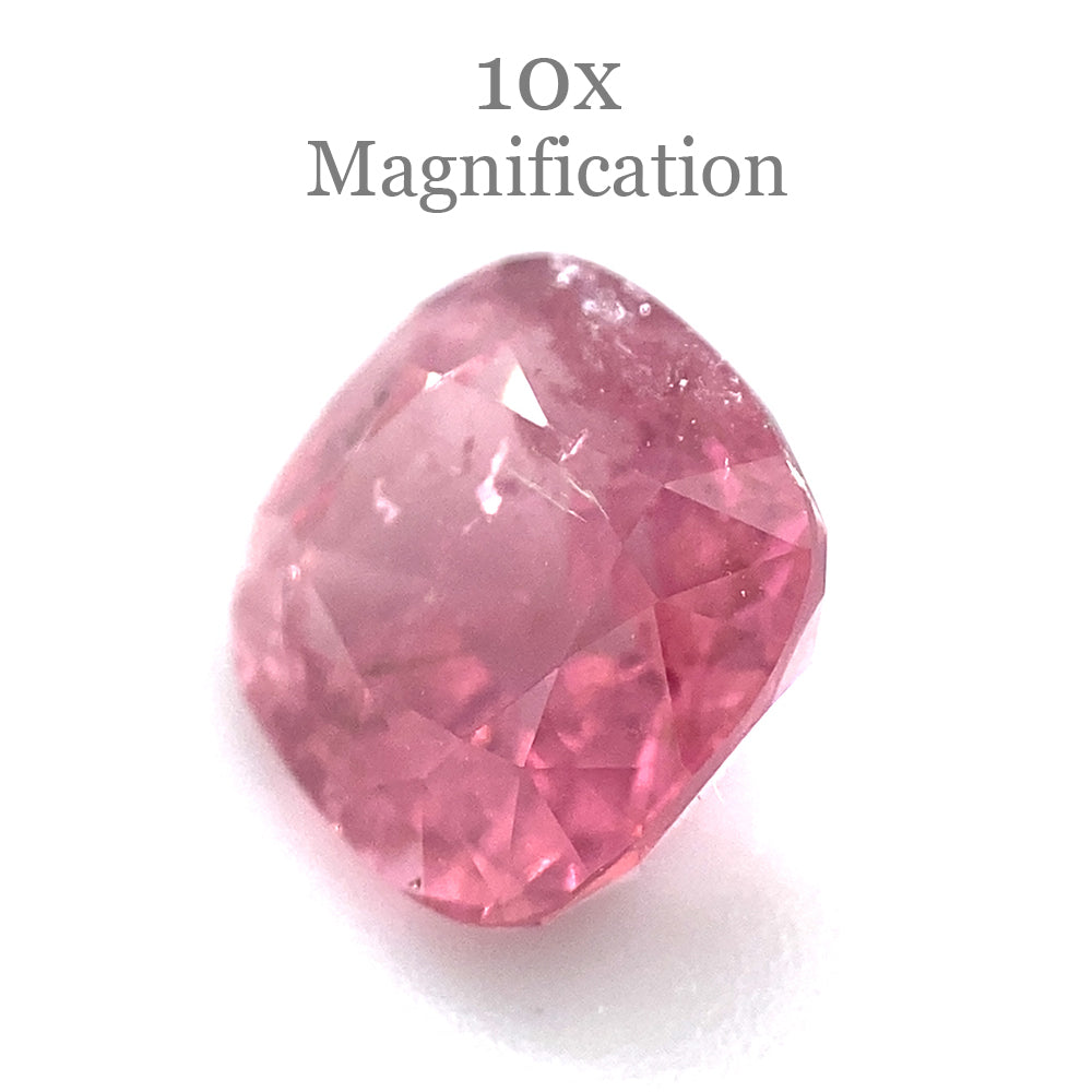 2.97ct Cushion purplish Pink Tourmaline from Brazil - Skyjems Wholesale Gemstones