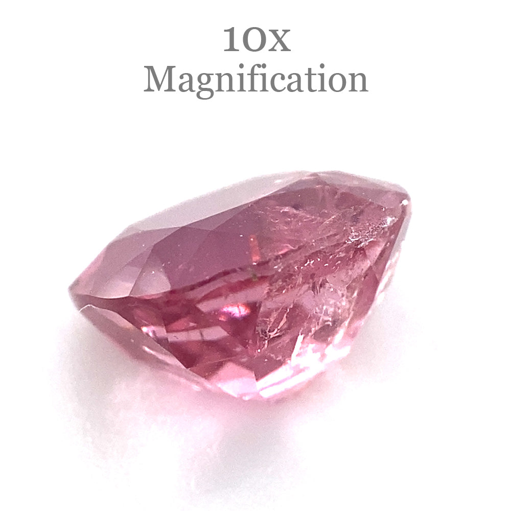 2.97ct Cushion purplish Pink Tourmaline from Brazil - Skyjems Wholesale Gemstones