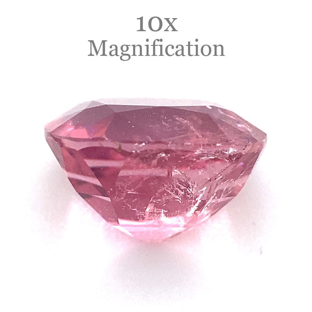 2.97ct Cushion purplish Pink Tourmaline from Brazil - Skyjems Wholesale Gemstones