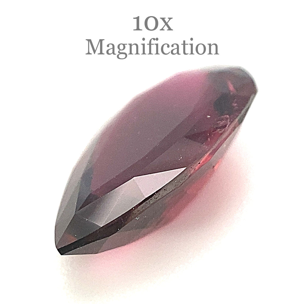 SkyJems 2.97ct Brazilian Cushion-Cut Purplish Pink Tourmaline Gemstone for Fine Jewelry Collectors