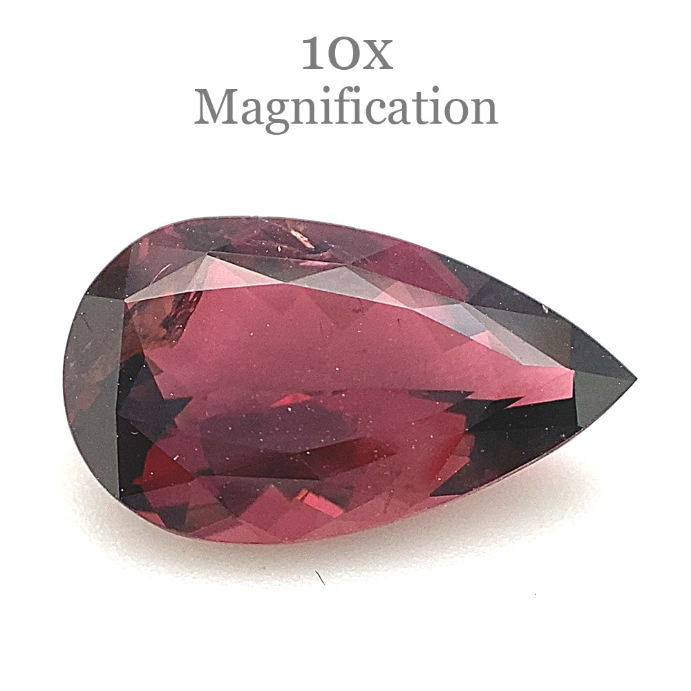 3.26ct Pear purplish Pink Tourmaline from Brazil - Skyjems Wholesale Gemstones