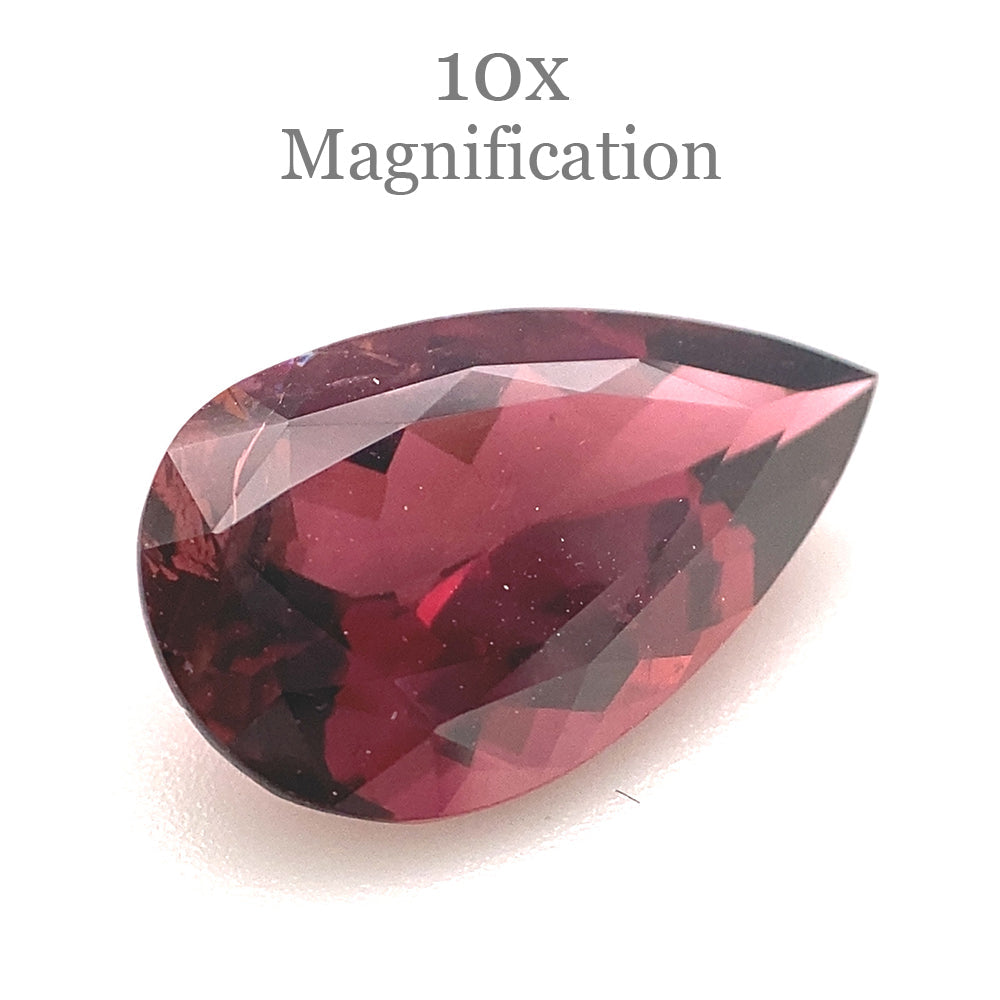 SkyJems 2.97ct Brazilian Cushion-Cut Purplish Pink Tourmaline Gemstone for Fine Jewelry Design