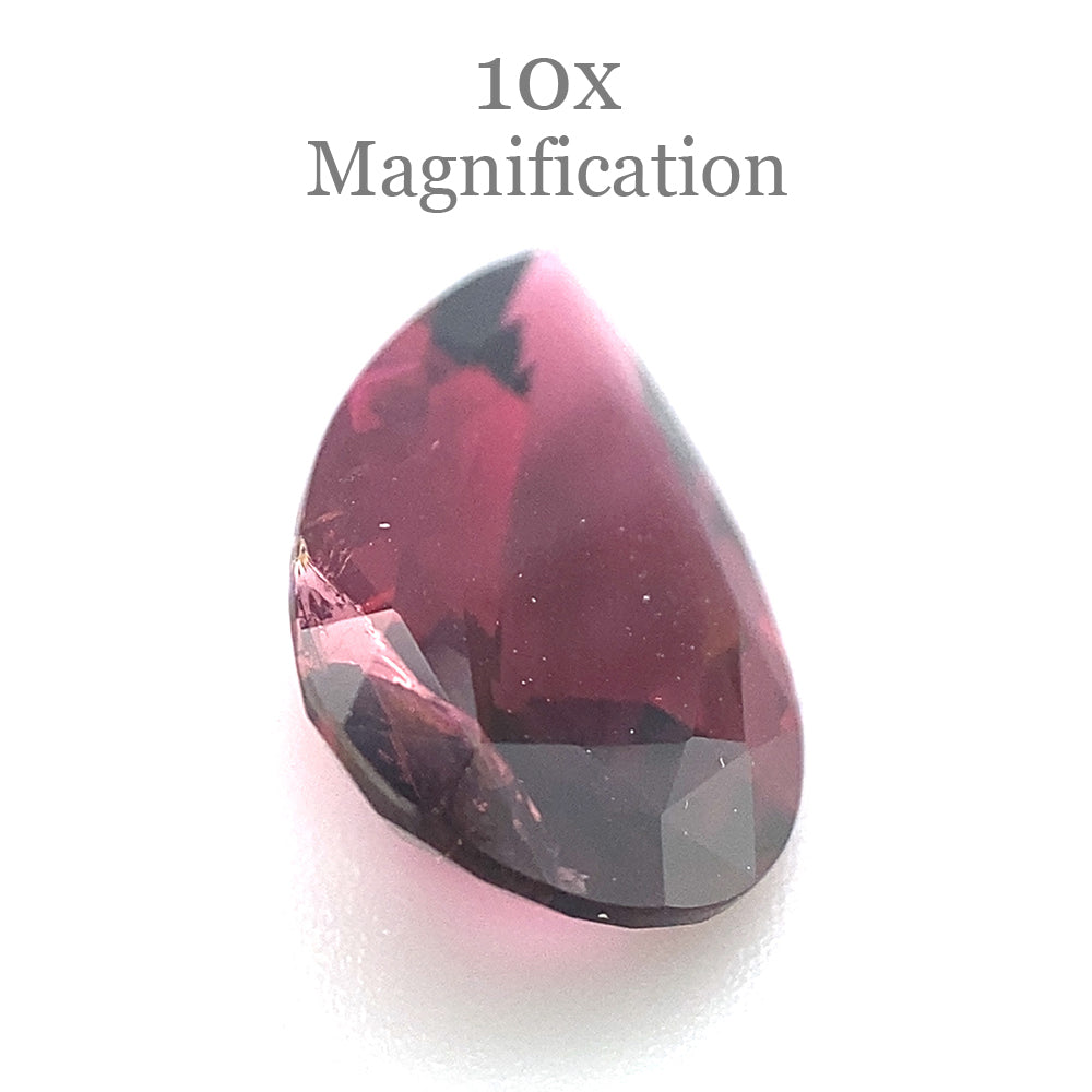 3.26ct Pear purplish Pink Tourmaline from Brazil - Skyjems Wholesale Gemstones