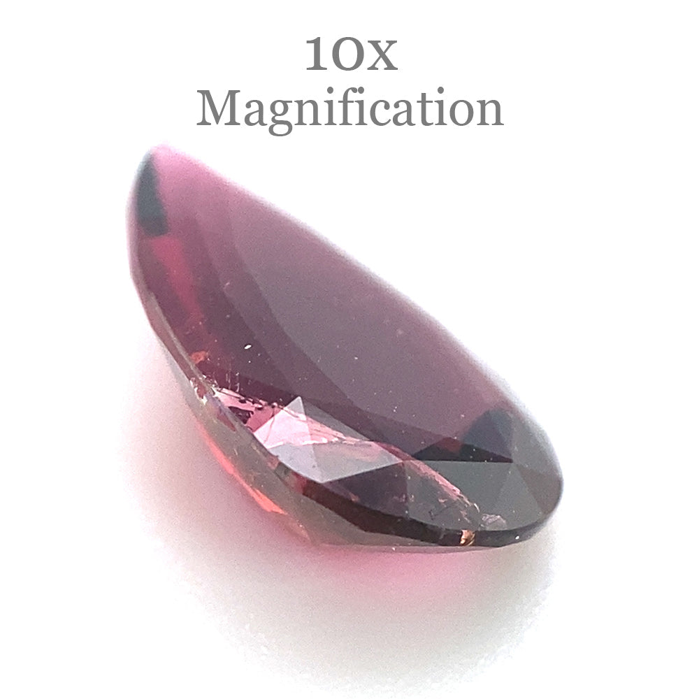 3.26ct Pear purplish Pink Tourmaline from Brazil - Skyjems Wholesale Gemstones