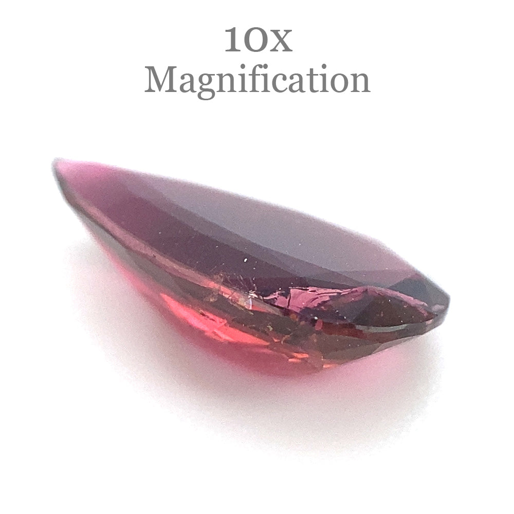 SkyJems 2.97ct Brazilian Cushion-Cut Purplish Pink Tourmaline Gemstone for Fine Jewelry