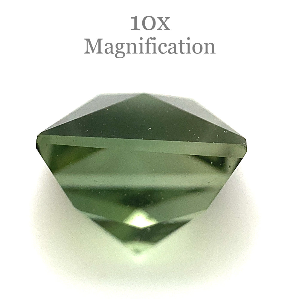 1.9ct Square Green Tourmaline from Brazil, Modified Brilliant Cut | Premium Loose Gemstone by SkyJems Canadian Gem Experts