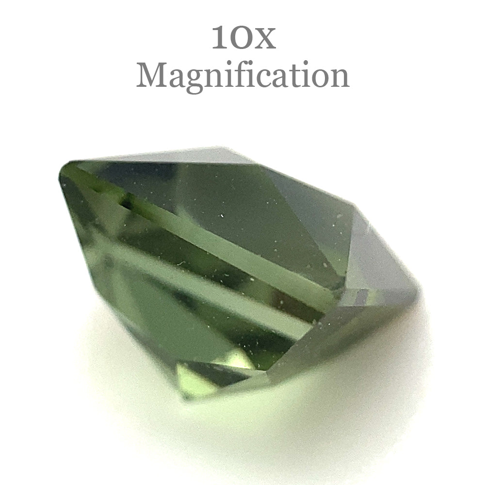 1.9ct Square Green Tourmaline from Brazil, Modified Brilliant Cut | Premium Loose Gemstone by SkyJems Canadian Gem Experts