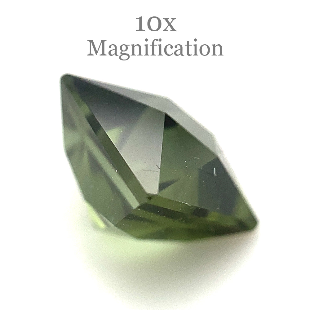 1.9ct Square Green Tourmaline from Brazil, Modified Brilliant Cut | Premium Gemstone by SkyJems Canadian Gem Specialists
