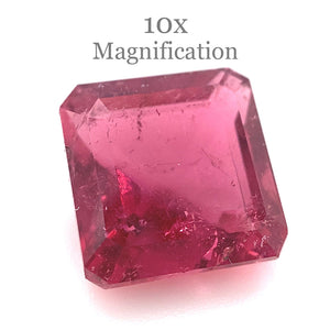 5.62ct Square Pink Tourmaline from Brazil - Skyjems Wholesale Gemstones