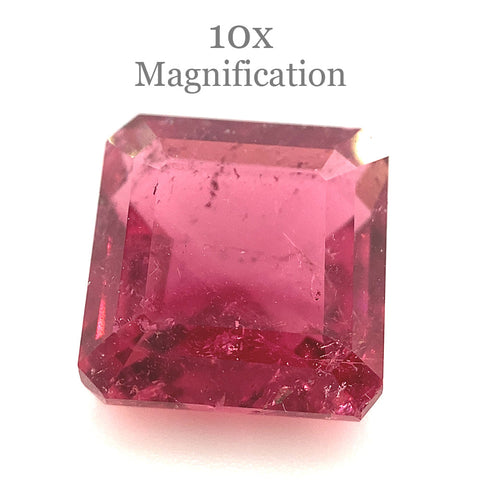 5.62ct Square Pink Tourmaline from Brazil