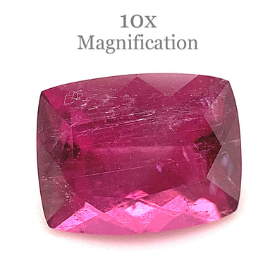 2.52ct Cushion purplish Pink Tourmaline from Brazil - Skyjems Wholesale Gemstones