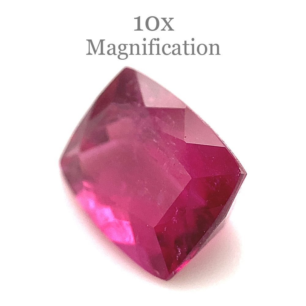 2.52ct Cushion purplish Pink Tourmaline from Brazil - Skyjems Wholesale Gemstones