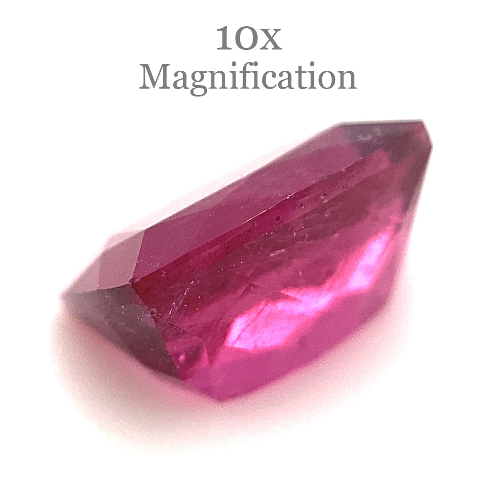 2.52ct Cushion purplish Pink Tourmaline from Brazil - Skyjems Wholesale Gemstones