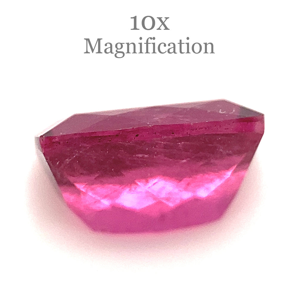 2.52ct Cushion purplish Pink Tourmaline from Brazil - Skyjems Wholesale Gemstones