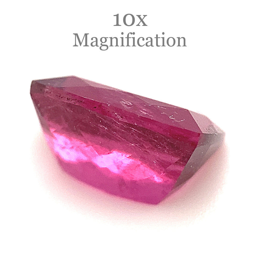 2.52ct Cushion purplish Pink Tourmaline from Brazil - Skyjems Wholesale Gemstones