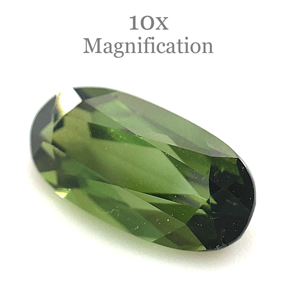 1.42ct Oval yellowish Green Tourmaline from Brazil - Skyjems Wholesale Gemstones