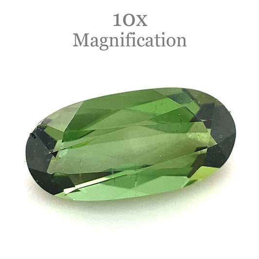 1.42ct Oval yellowish Green Tourmaline from Brazil - Skyjems Wholesale Gemstones