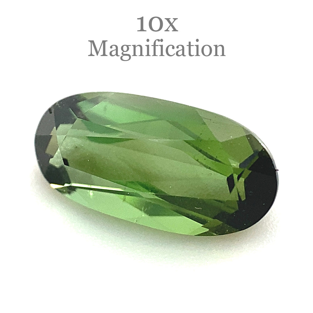 1.42ct Oval yellowish Green Tourmaline from Brazil - Skyjems Wholesale Gemstones