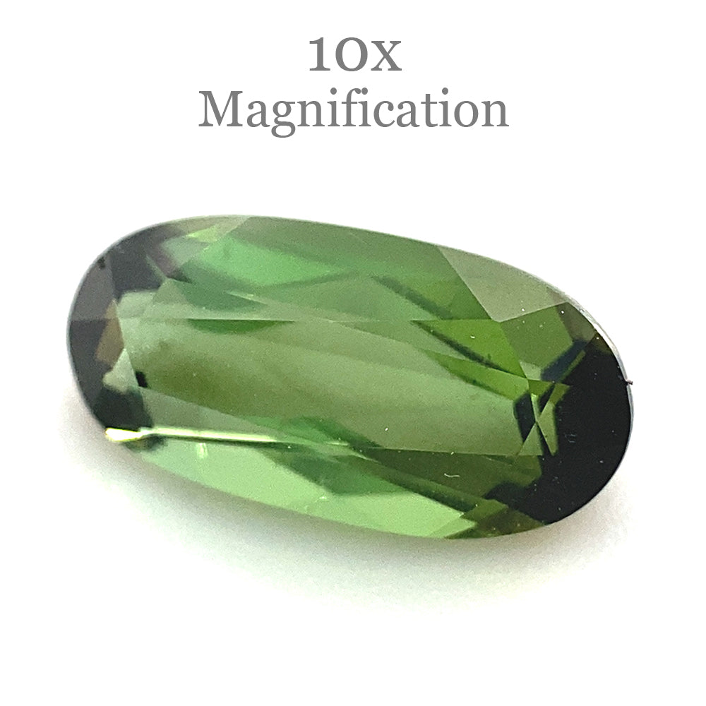 1.42ct Oval yellowish Green Tourmaline from Brazil - Skyjems Wholesale Gemstones