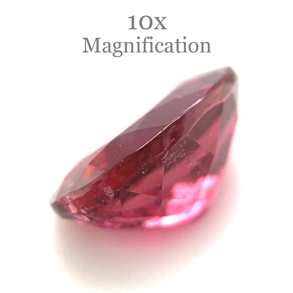 4.9ct Oval Pink Tourmaline from Brazil, Medium-Dark Vivid Color | Premium Loose Gemstone by SkyJems