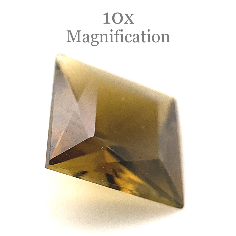 1.14ct Square orangy Yellow Tourmaline from Brazil - Skyjems Wholesale Gemstones