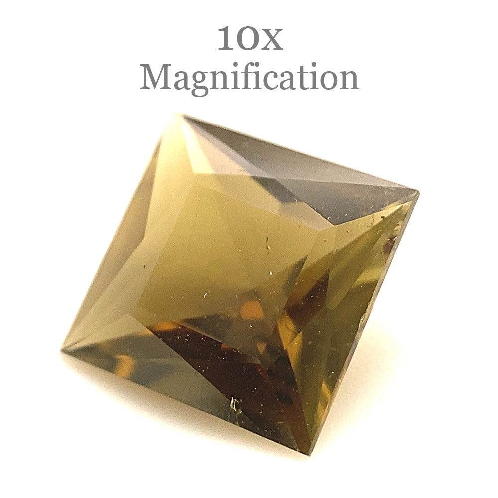 1.14ct Square orangy Yellow Tourmaline from Brazil - Skyjems Wholesale Gemstones