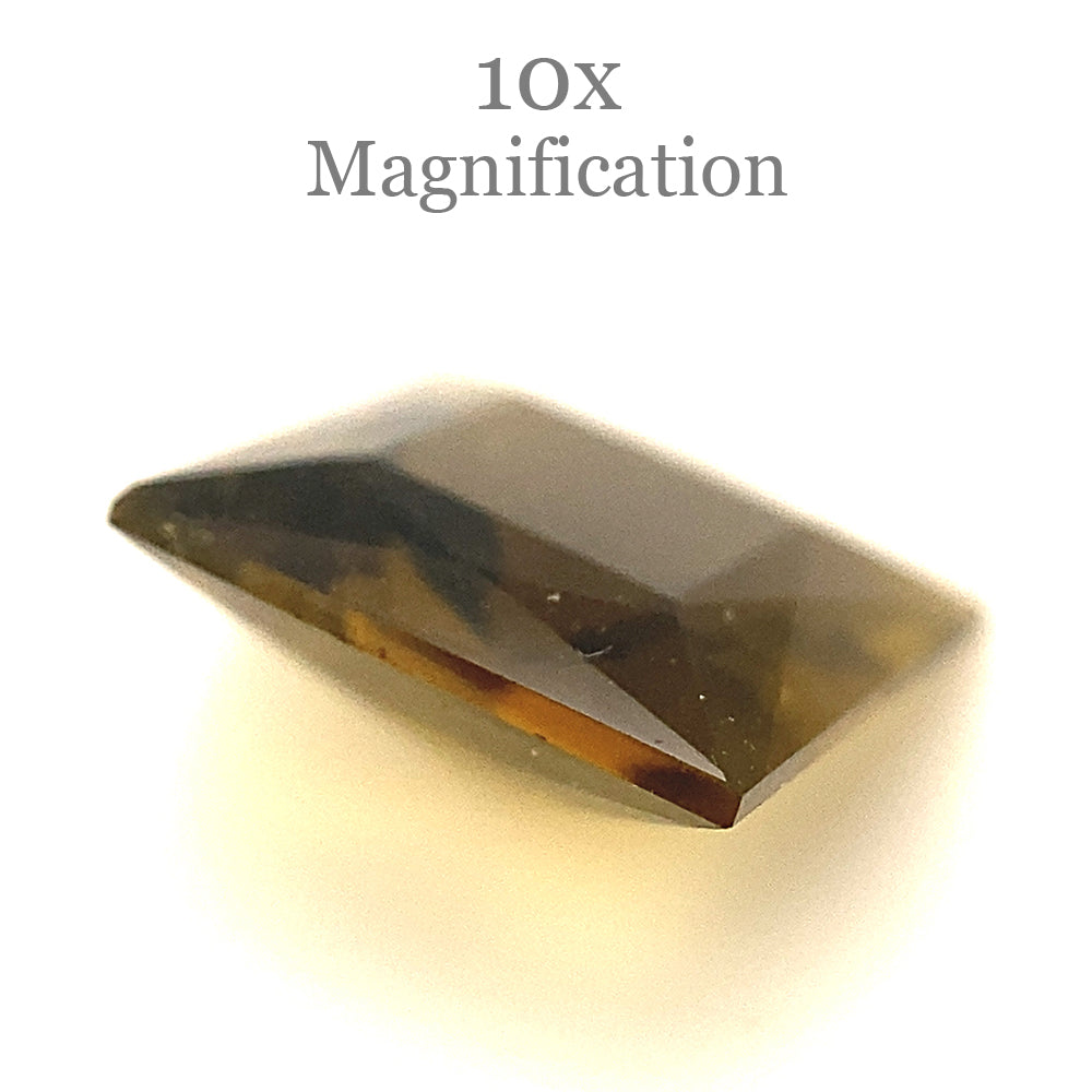 1.14ct Square orangy Yellow Tourmaline from Brazil - Skyjems Wholesale Gemstones