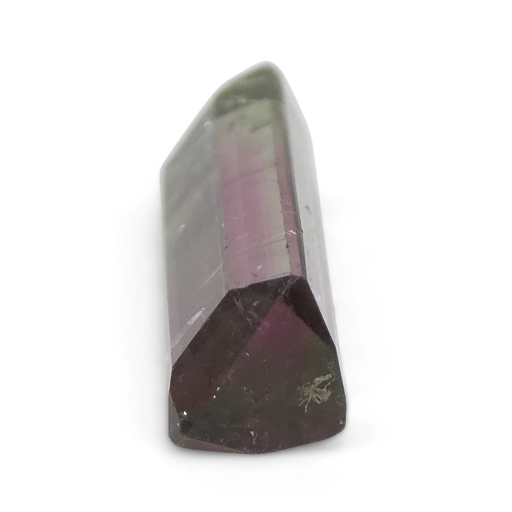 2.19ct Emerald Cut Pink & Green Bi-Colour Tourmaline from Brazil - Skyjems Wholesale Gemstones