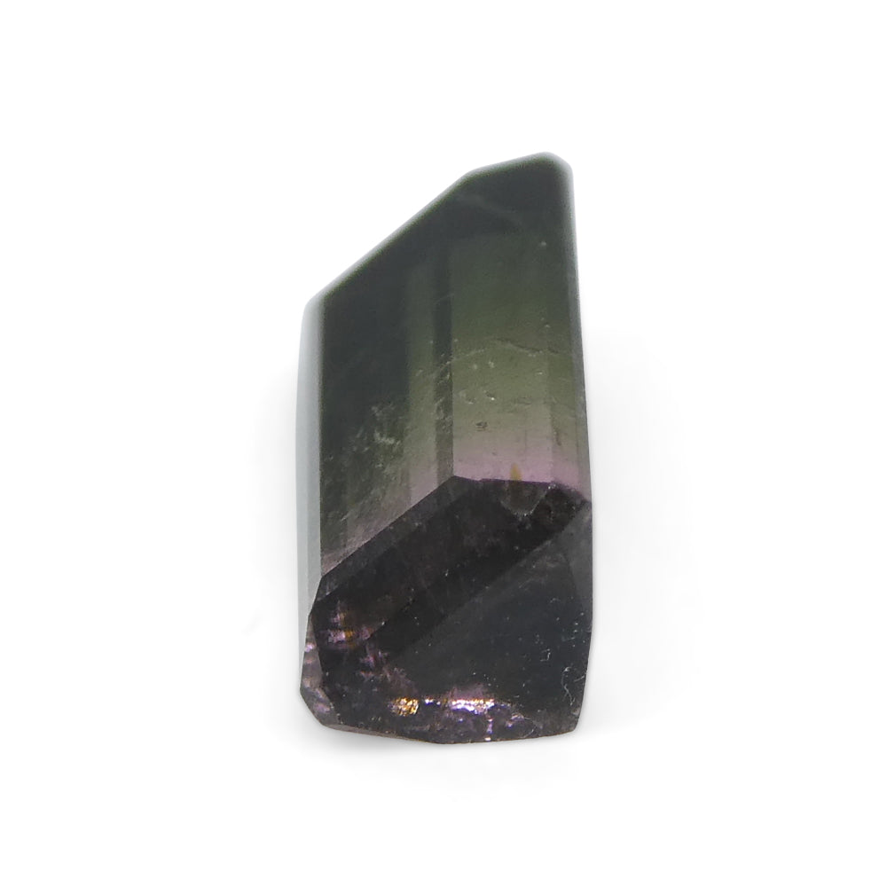 1.02ct Emerald Cut Pink & Green Bi-Colour Tourmaline from Brazil - Skyjems Wholesale Gemstones