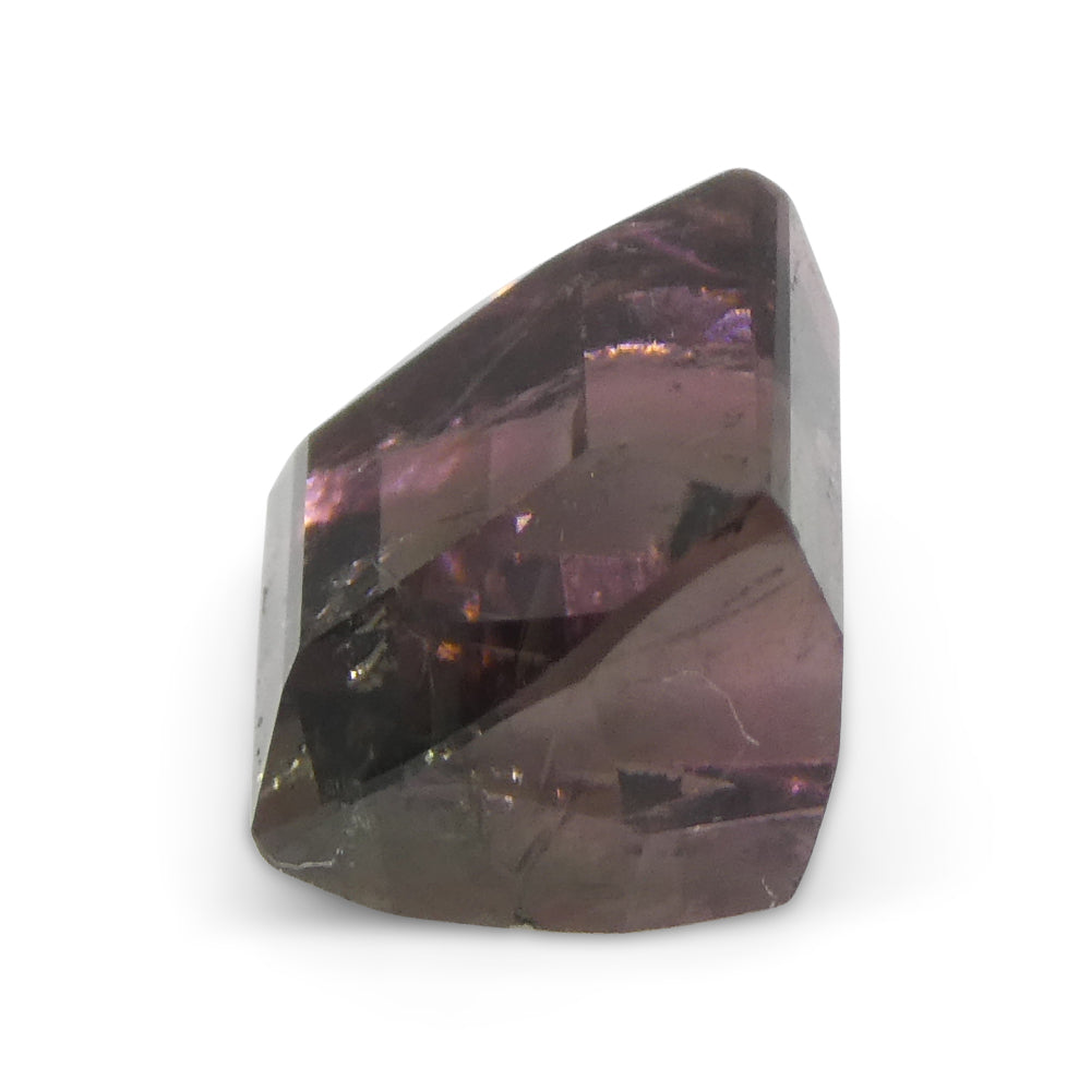 3.01ct Barrel Cut Blue & Pink Bi-Colour Tourmaline from Brazil - Skyjems Wholesale Gemstones