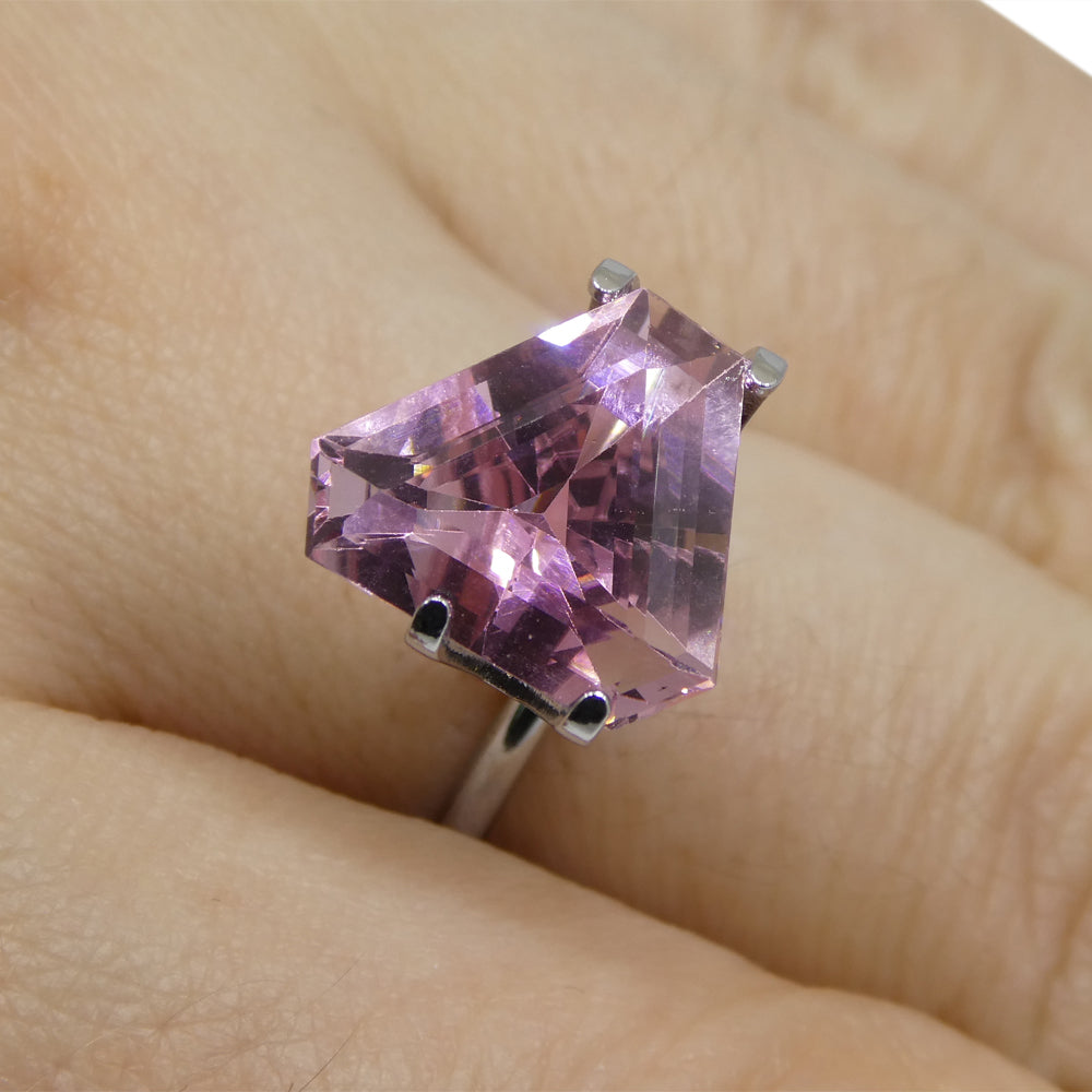 4.53ct Triangle Cut Corners Pink Tourmaline from Brazil - Skyjems Wholesale Gemstones