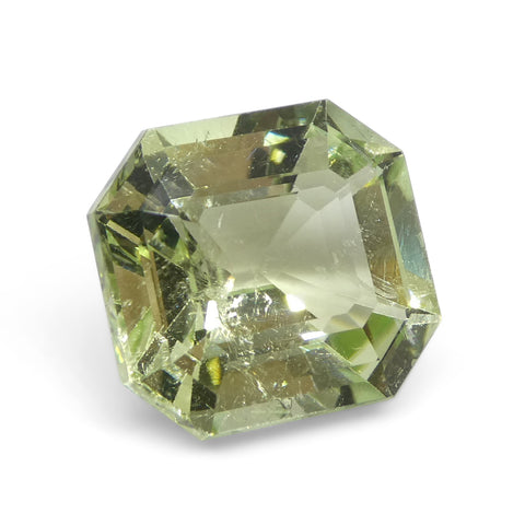 6.08ct Emerald Cut Green Tourmaline from Brazil